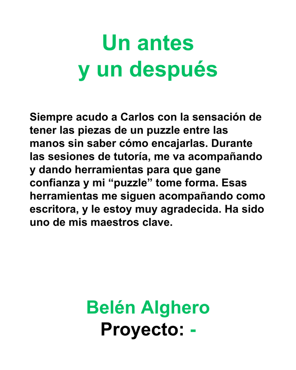 «Uno de mis maestros clave»